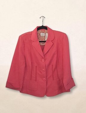 Emma James Coral-Pink Tailored Blazer